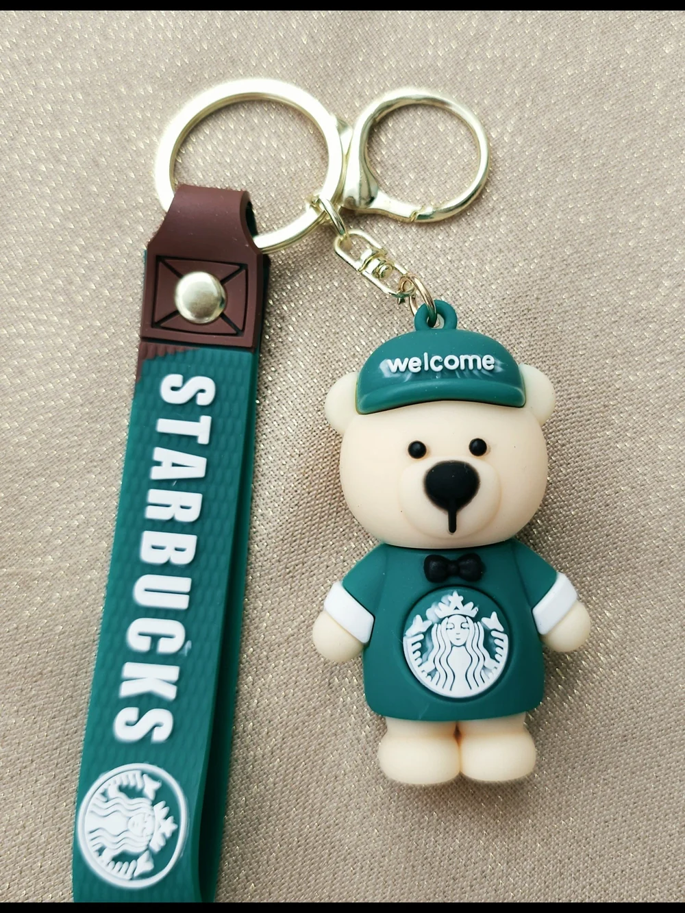 Starbucks Adorable 3D Bearista & Coffee Cup Keychains – You Pick! ☕